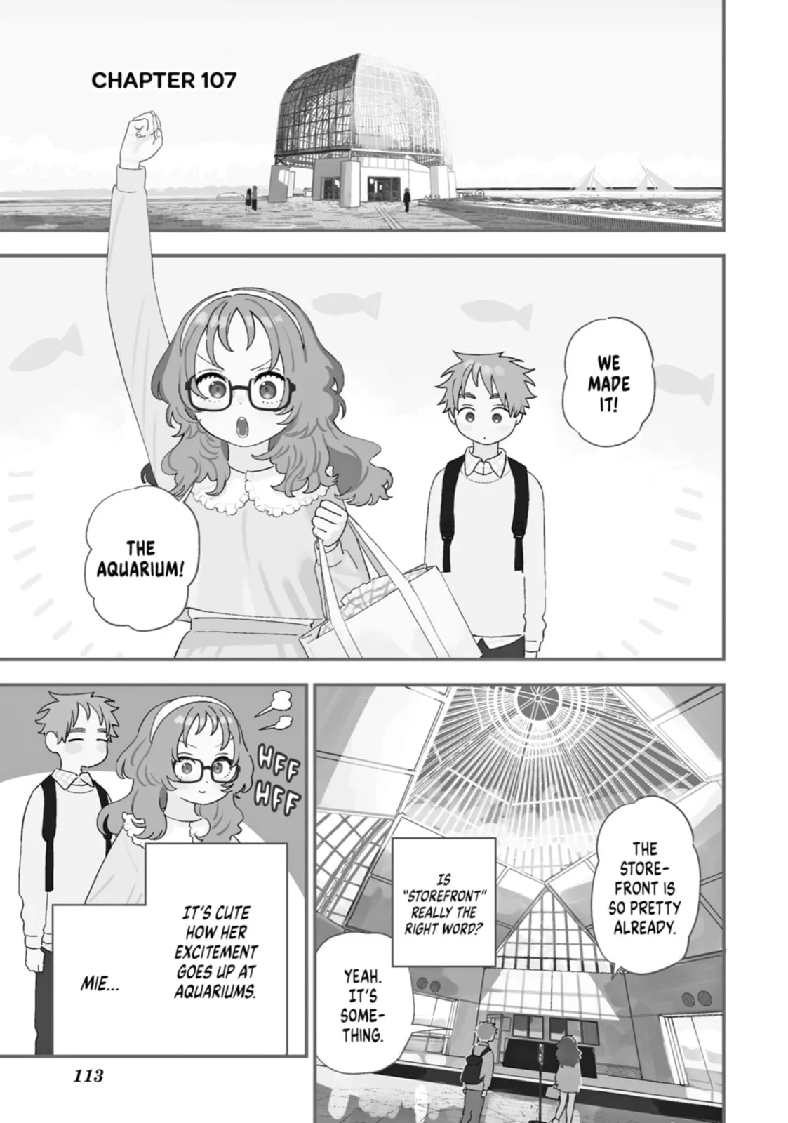 The Girl I Like Forgot Her Glasses - Chapter 107 - Page 1