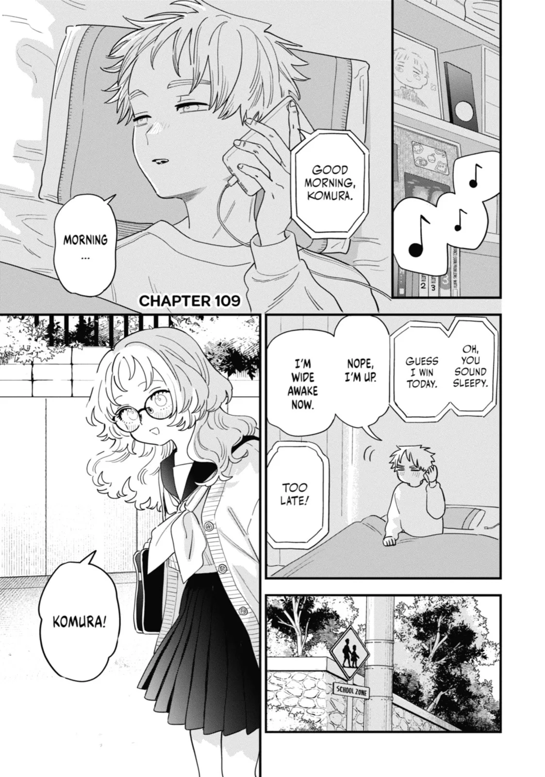 The Girl I Like Forgot Her Glasses - Chapter 109 - Page 1