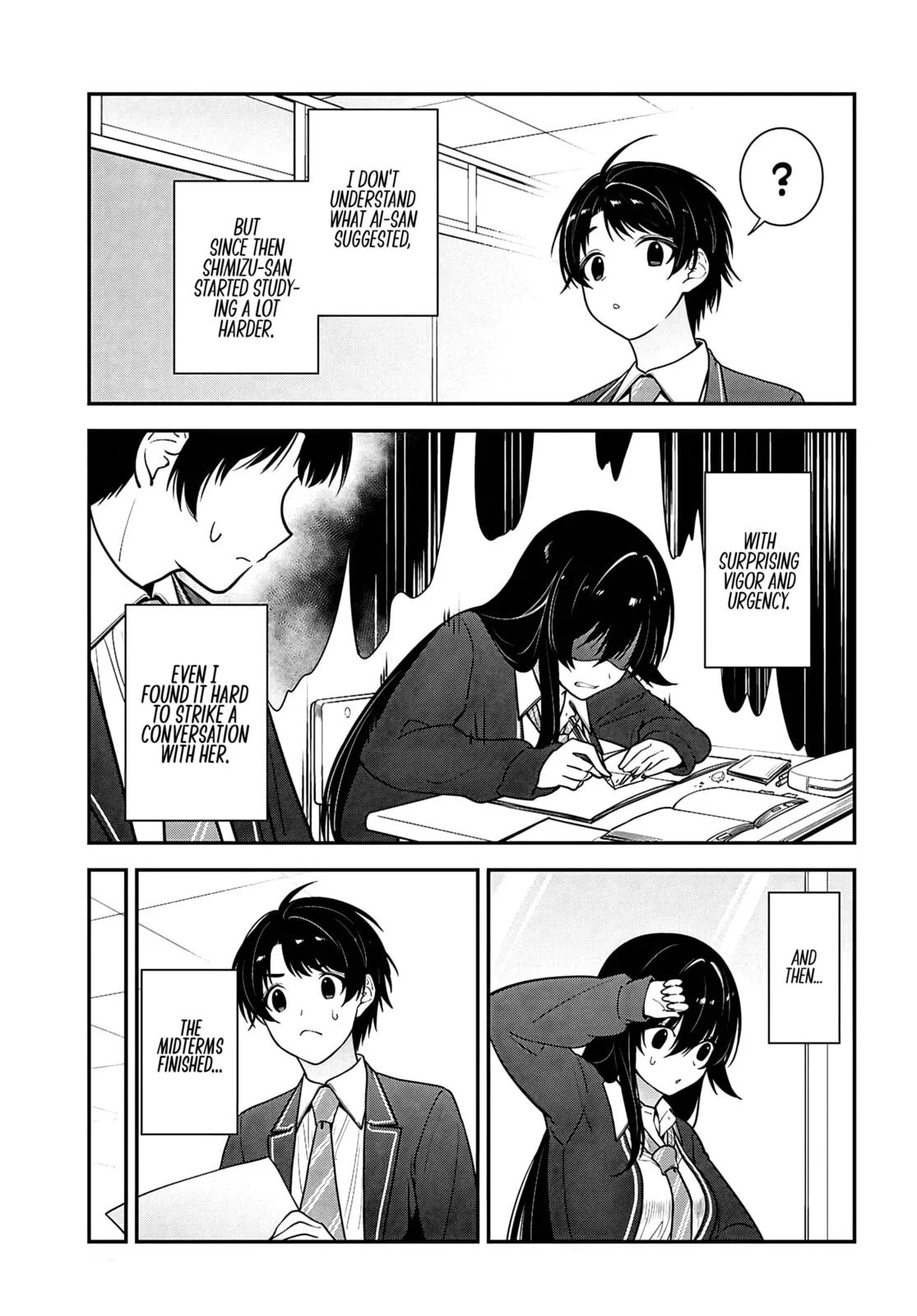 Tonari no Seki no Yankee Shimizu-san ga Kami o Kuroku Sometekita - Chapter 12 - Page 35