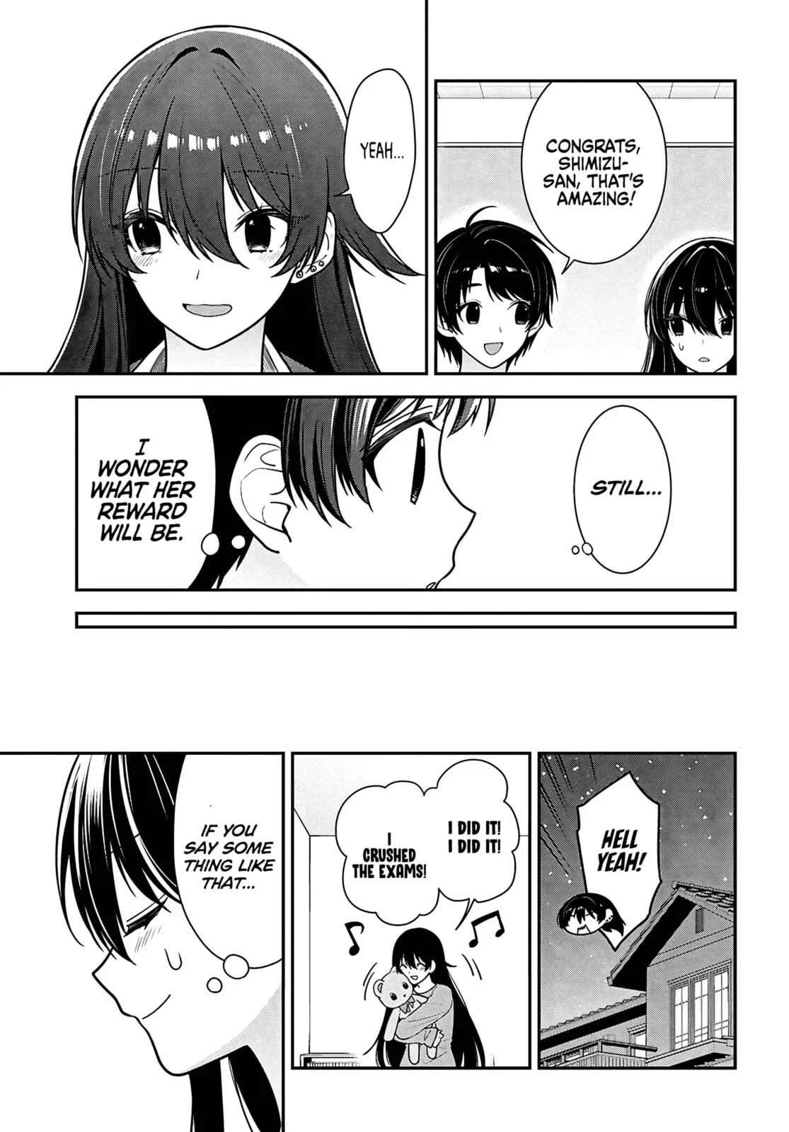 Tonari no Seki no Yankee Shimizu-san ga Kami o Kuroku Sometekita - Chapter 12 - Page 39