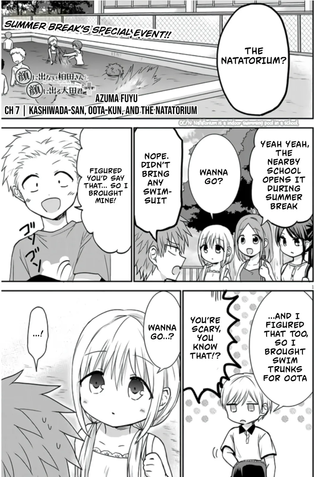 Expressionless Face Girl and Emotional Face Boy+ - Chapter 7 - Page 1
