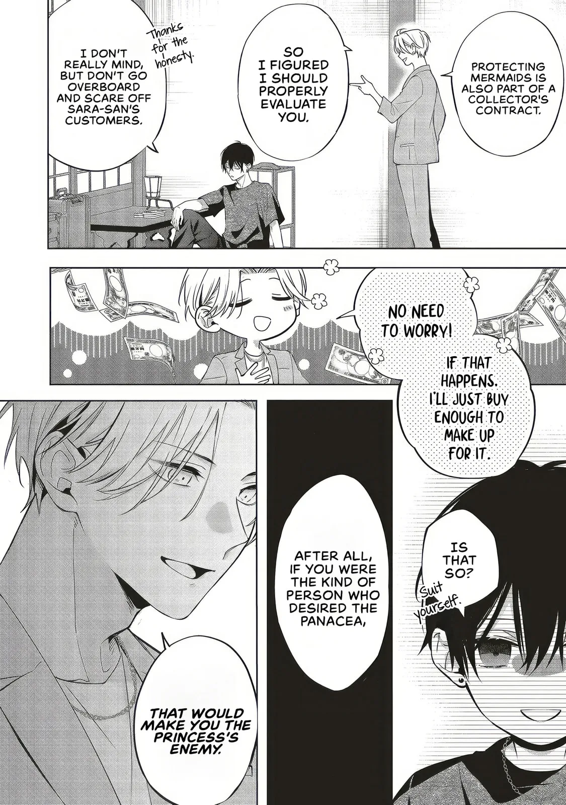 Akinai Ningyo to Soku no Hatsukoi - Chapter 4.4 - Page 2