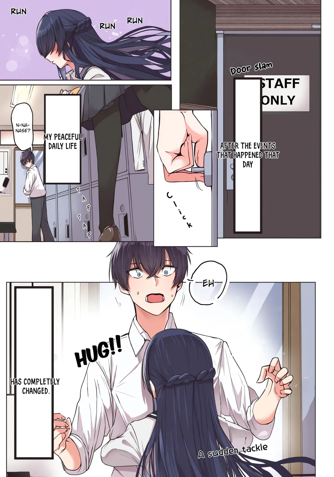 After I Rescued a Cold-Hearted, Black-Haired, Beautiful Girl, She Started Acting Sweet Only When We Were Alone - Chapter 1 - Page 2