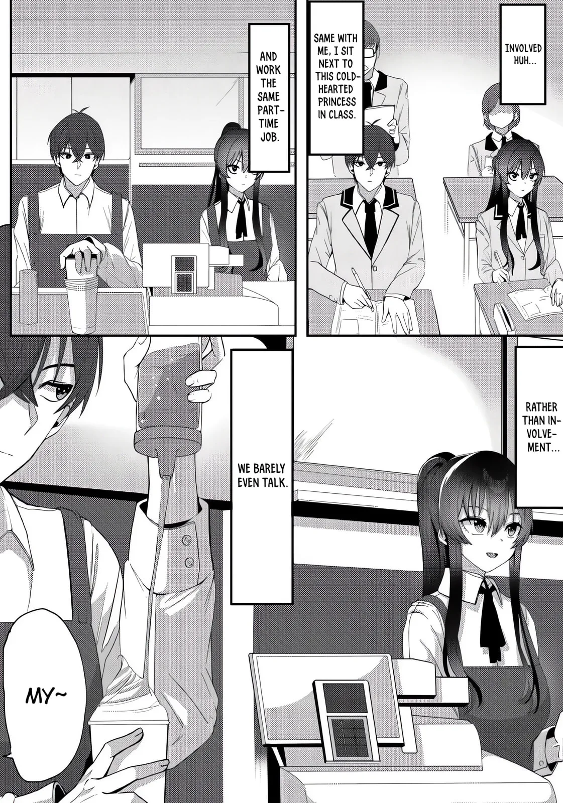 After I Rescued a Cold-Hearted, Black-Haired, Beautiful Girl, She Started Acting Sweet Only When We Were Alone - Chapter 1 - Page 8