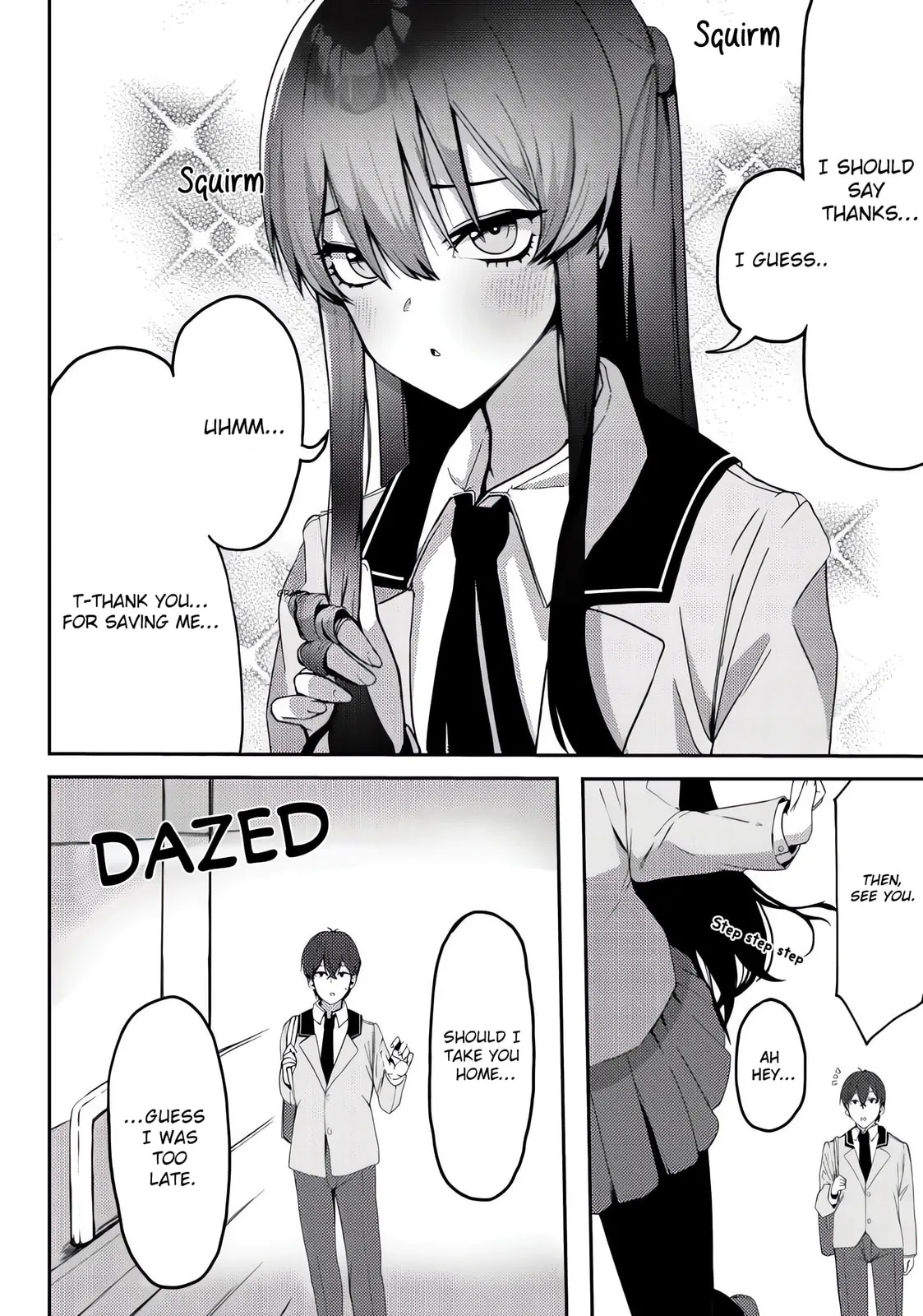 After I Rescued a Cold-Hearted, Black-Haired, Beautiful Girl, She Started Acting Sweet Only When We Were Alone - Chapter 1 - Page 22