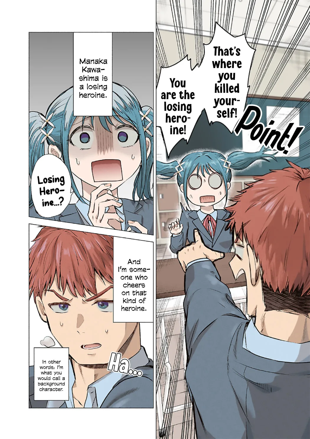 I Want To Make The Losing Heroine Win!! - Chapter 1 - Page 2