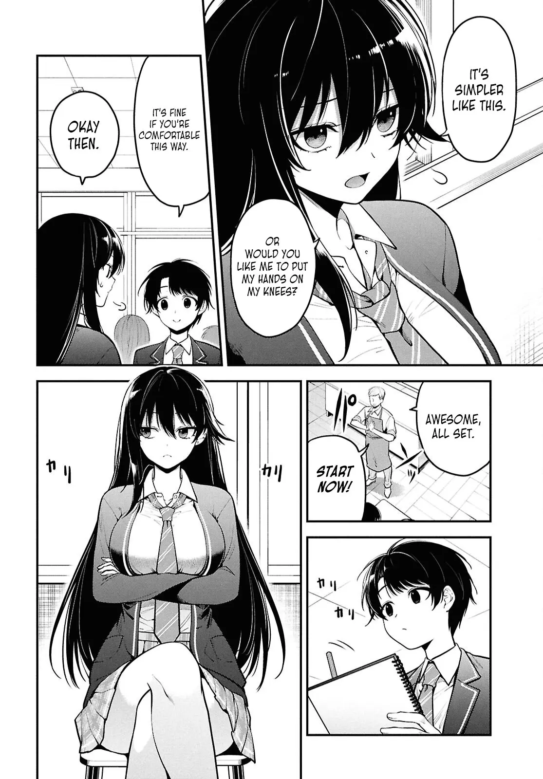 Tonari no Seki no Yankee Shimizu-san ga Kami o Kuroku Sometekita - Chapter 1 - Page 15