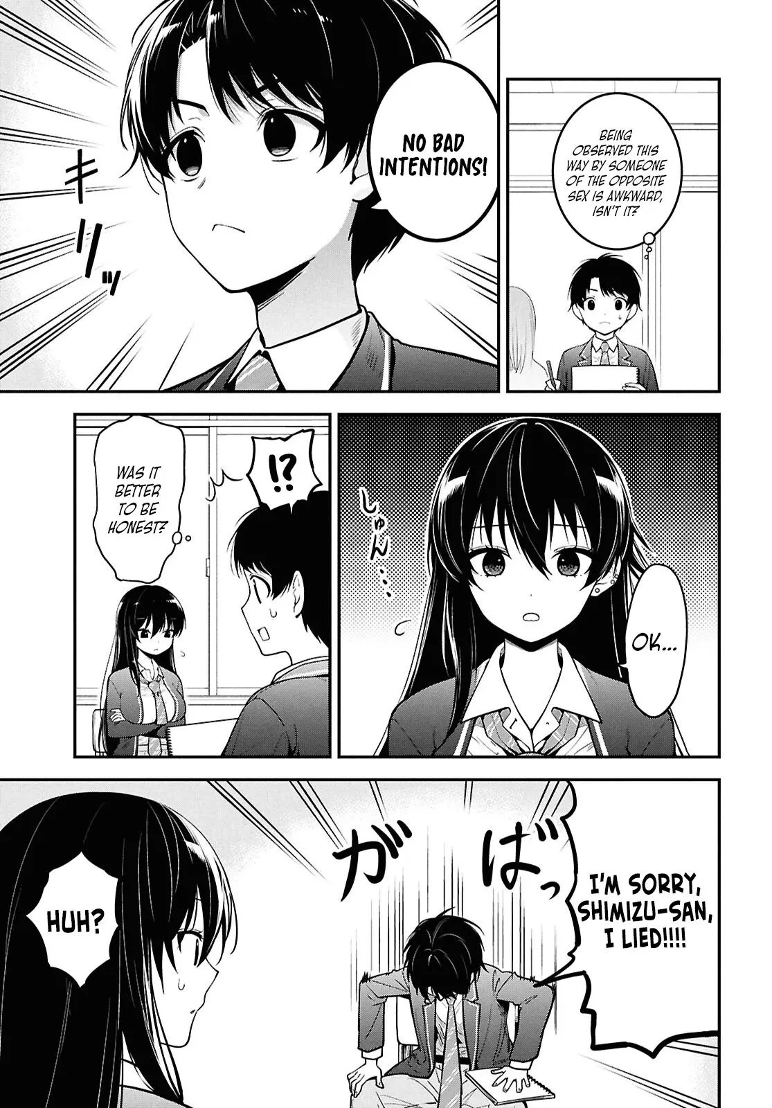 Tonari no Seki no Yankee Shimizu-san ga Kami o Kuroku Sometekita - Chapter 1 - Page 20