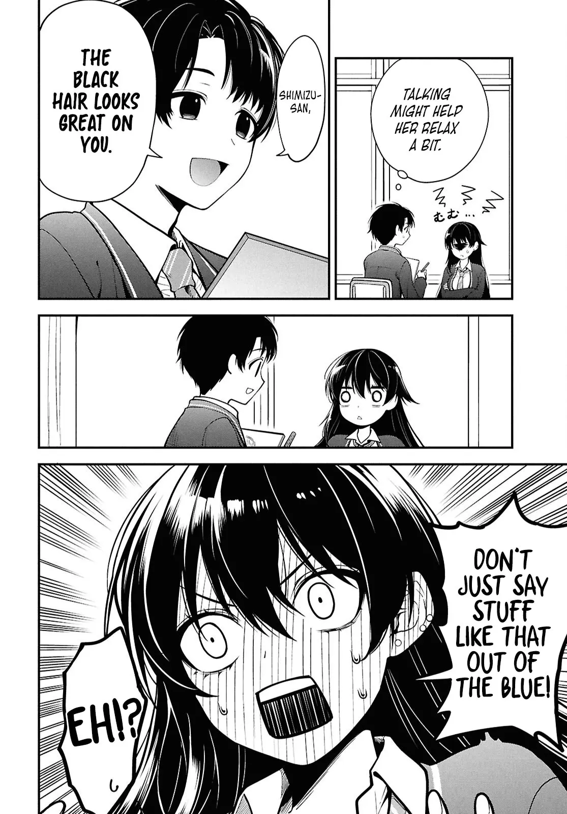 Tonari no Seki no Yankee Shimizu-san ga Kami o Kuroku Sometekita - Chapter 1 - Page 25
