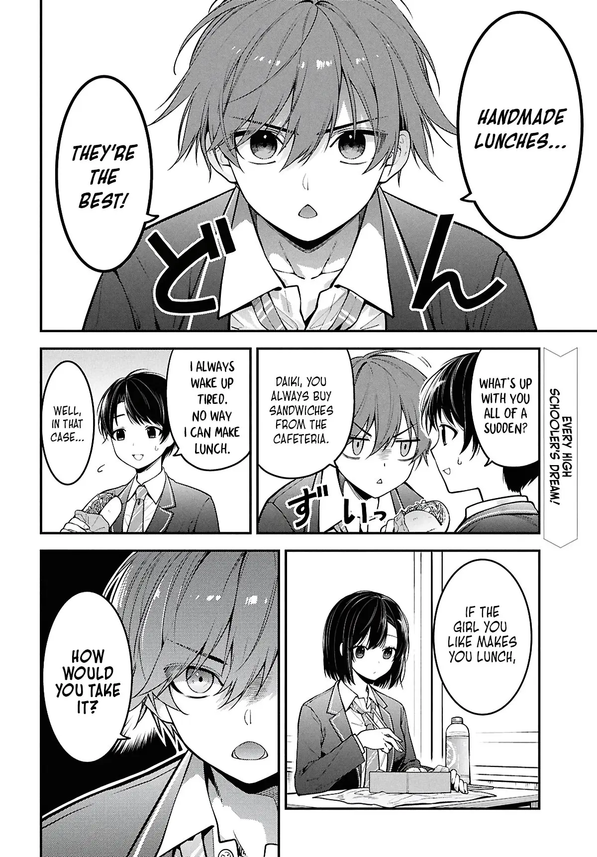 Tonari no Seki no Yankee Shimizu-san ga Kami o Kuroku Sometekita - Chapter 2 - Page 2