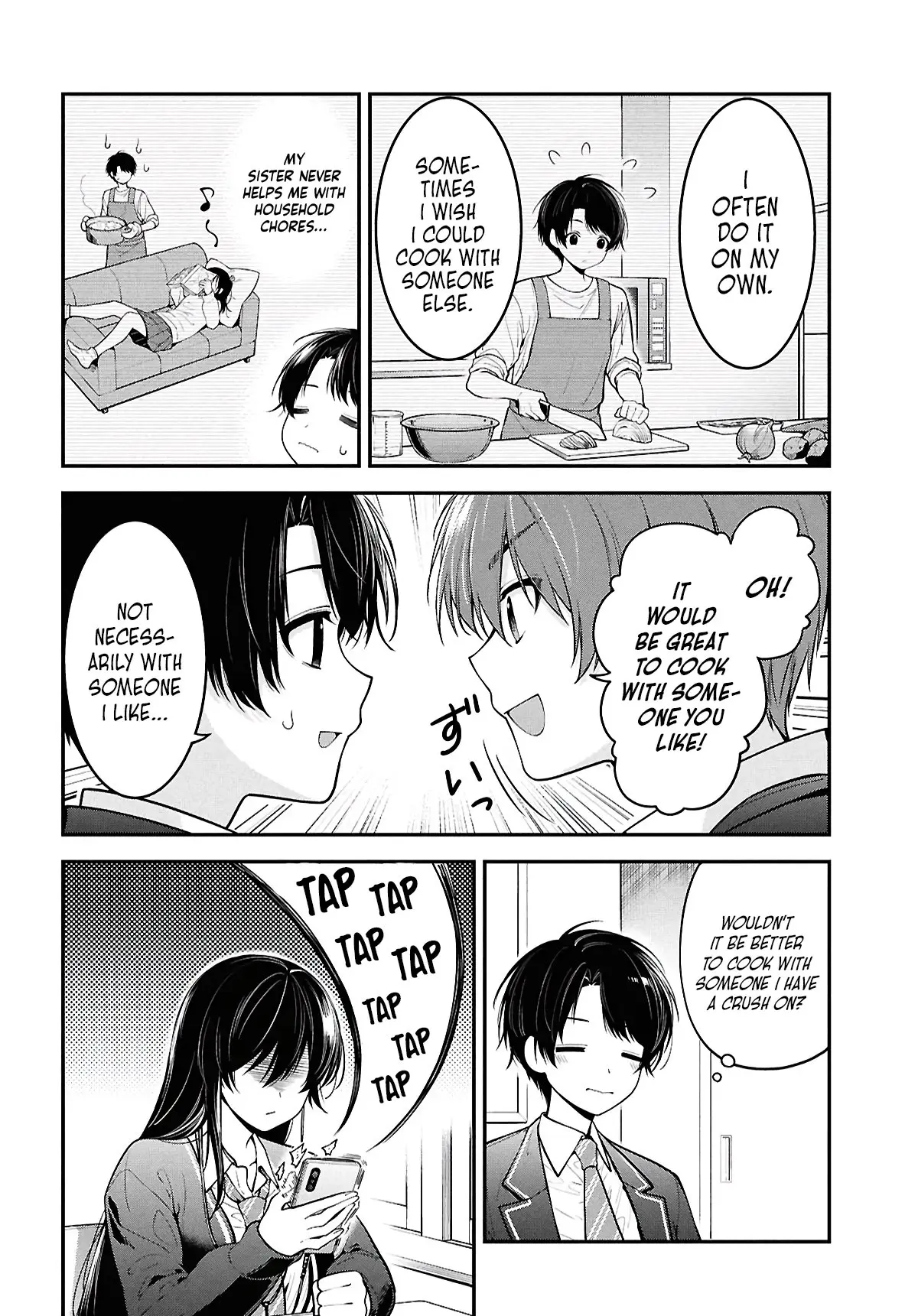 Tonari no Seki no Yankee Shimizu-san ga Kami o Kuroku Sometekita - Chapter 2 - Page 4