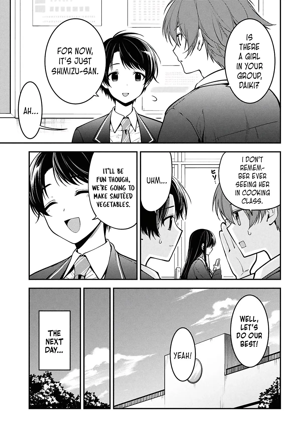 Tonari no Seki no Yankee Shimizu-san ga Kami o Kuroku Sometekita - Chapter 2 - Page 5