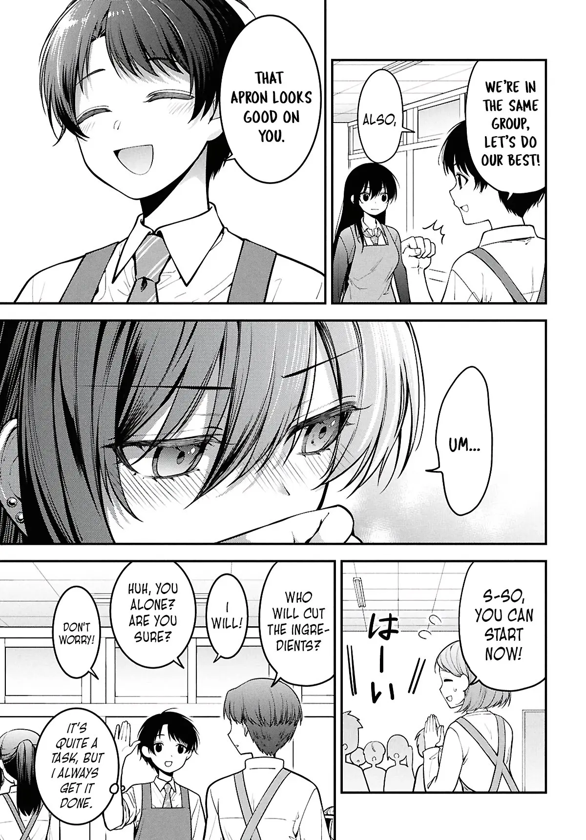 Tonari no Seki no Yankee Shimizu-san ga Kami o Kuroku Sometekita - Chapter 2 - Page 7