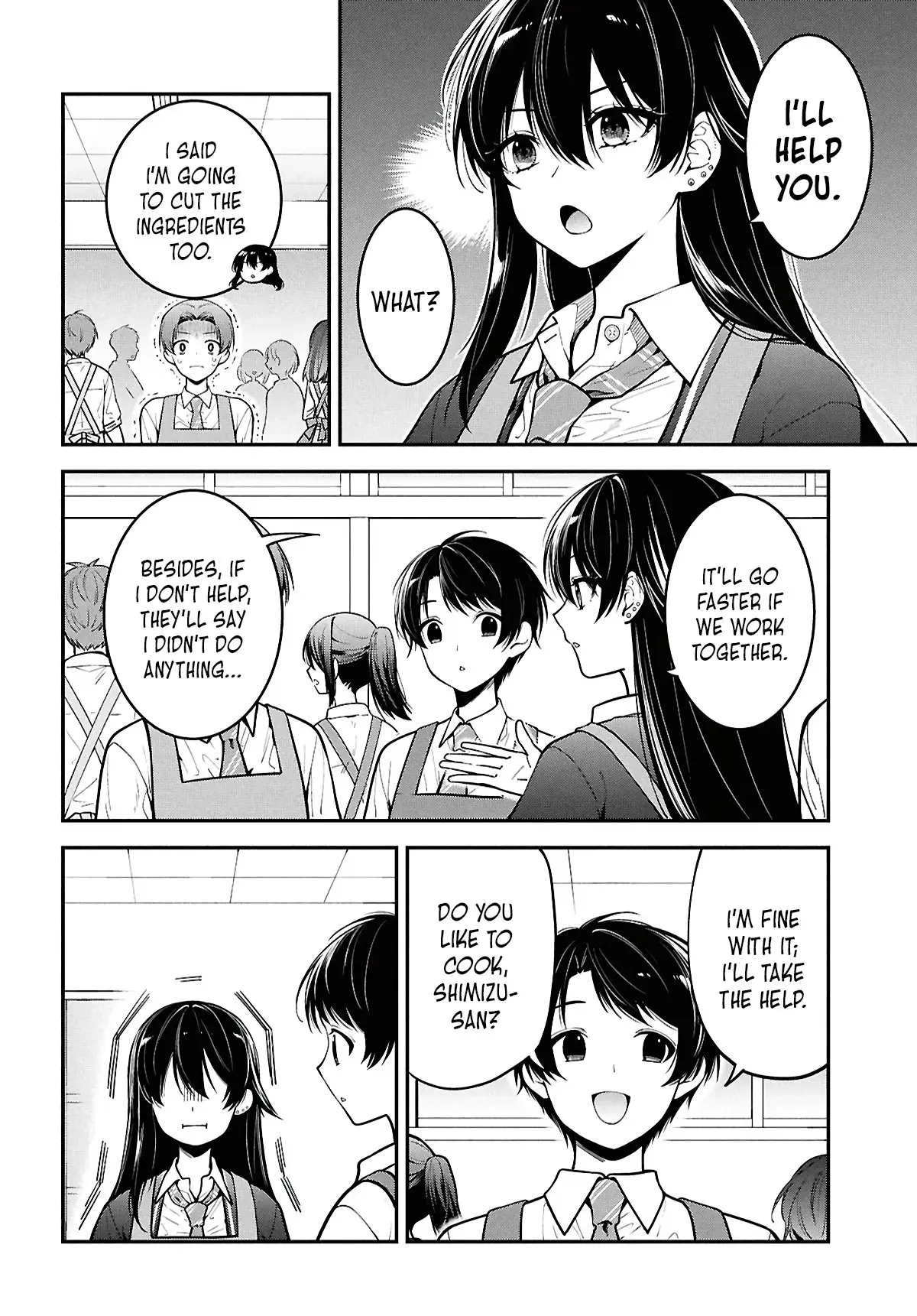 Tonari no Seki no Yankee Shimizu-san ga Kami o Kuroku Sometekita - Chapter 2 - Page 8