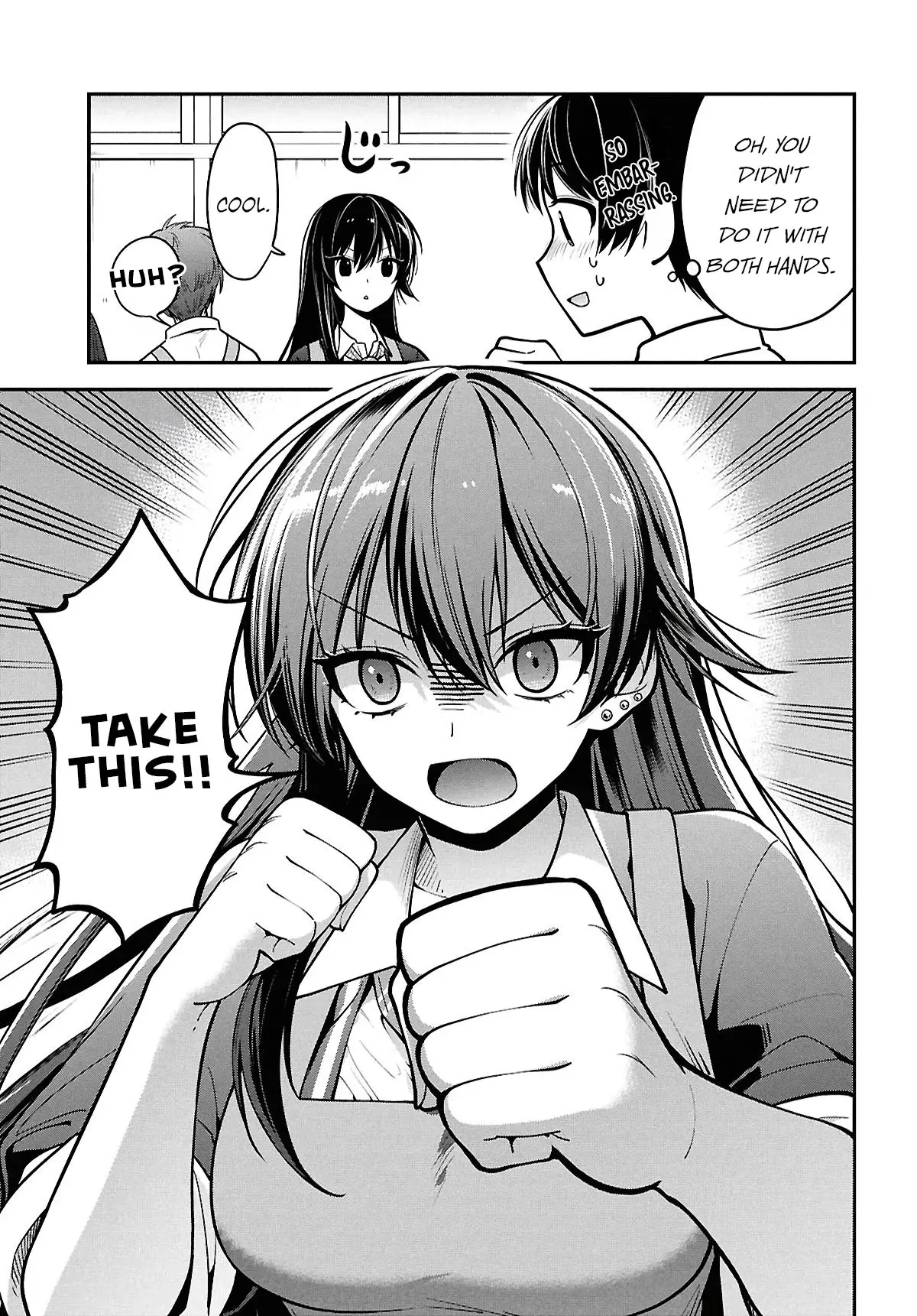 Tonari no Seki no Yankee Shimizu-san ga Kami o Kuroku Sometekita - Chapter 2 - Page 17
