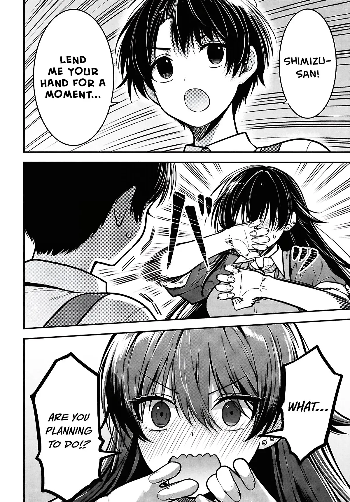 Tonari no Seki no Yankee Shimizu-san ga Kami o Kuroku Sometekita - Chapter 2 - Page 20