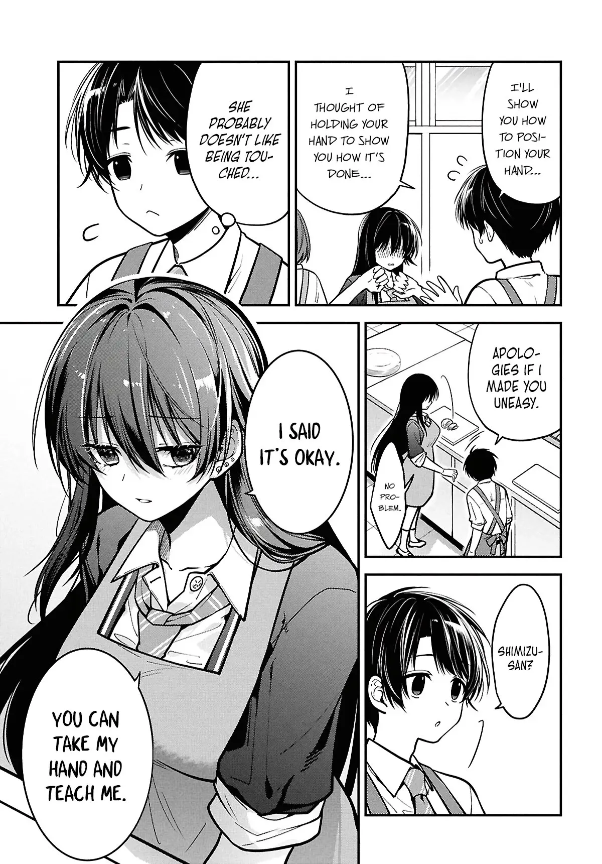 Tonari no Seki no Yankee Shimizu-san ga Kami o Kuroku Sometekita - Chapter 2 - Page 21