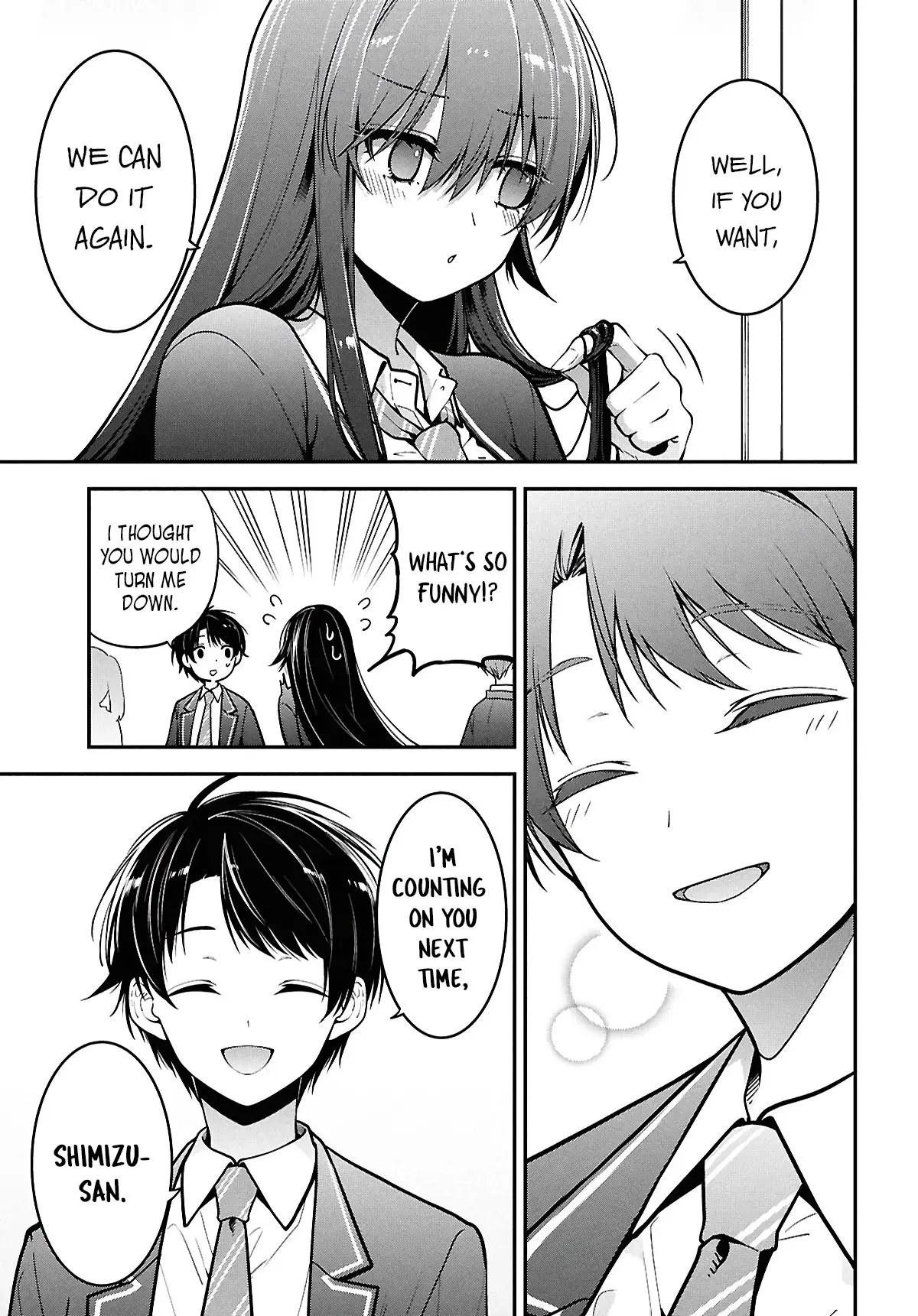 Tonari no Seki no Yankee Shimizu-san ga Kami o Kuroku Sometekita - Chapter 2 - Page 33