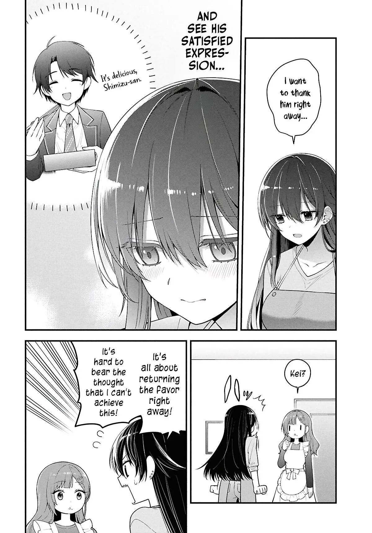 Tonari no Seki no Yankee Shimizu-san ga Kami o Kuroku Sometekita - Chapter 3 - Page 12