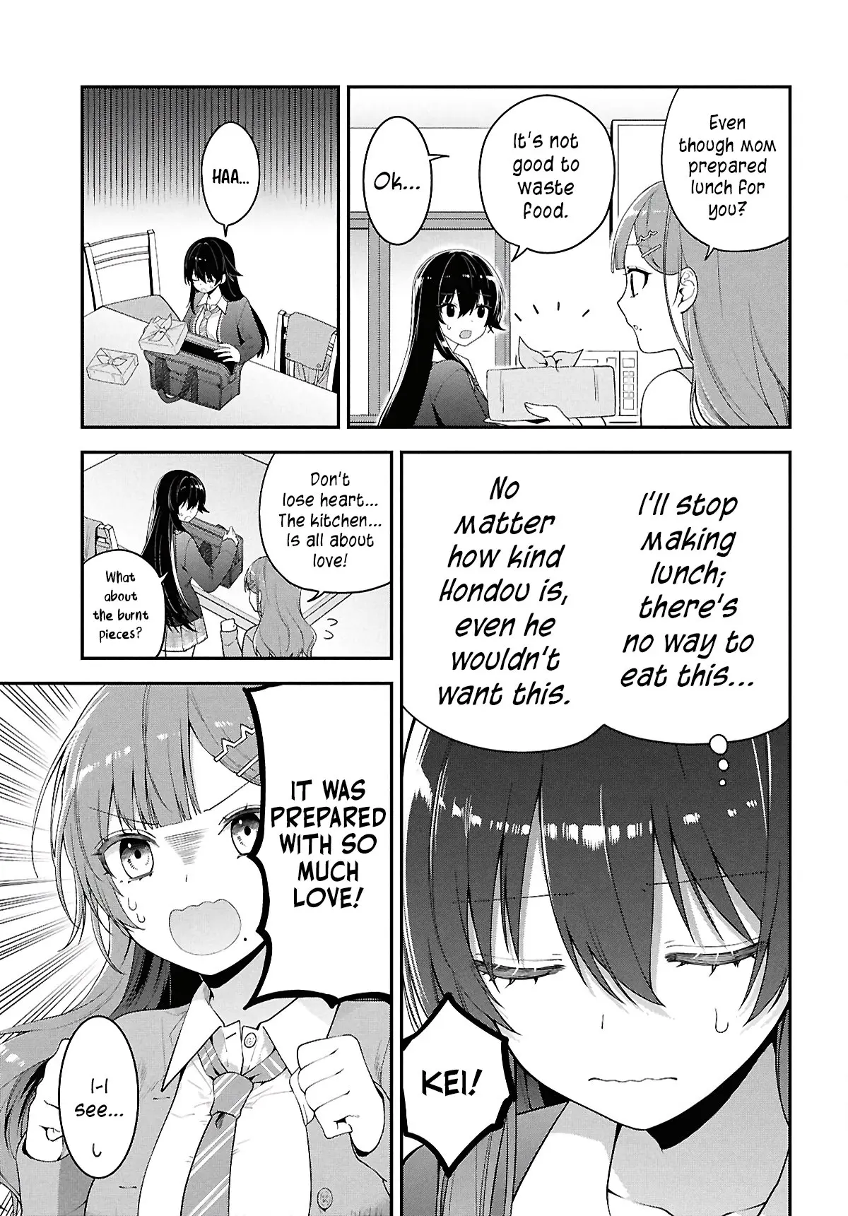 Tonari no Seki no Yankee Shimizu-san ga Kami o Kuroku Sometekita - Chapter 3 - Page 15