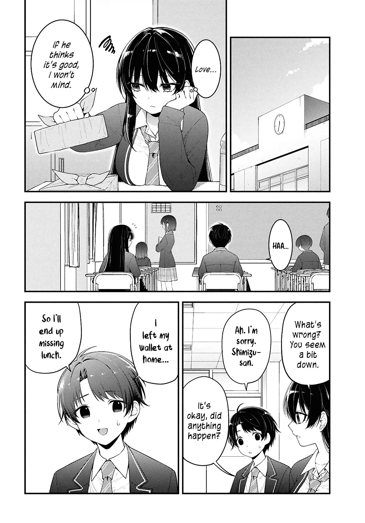 Tonari no Seki no Yankee Shimizu-san ga Kami o Kuroku Sometekita - Chapter 3 - Page 16