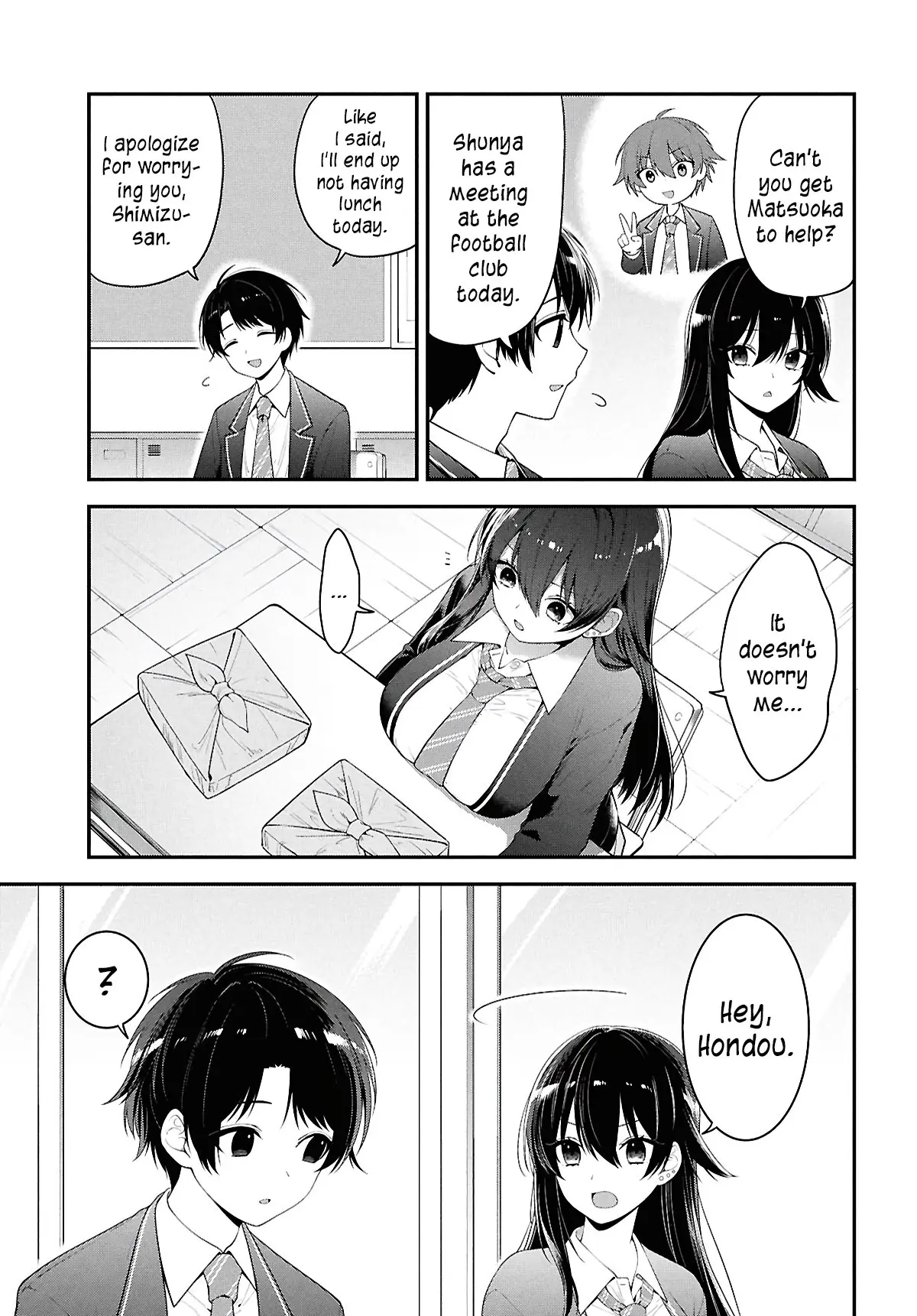 Tonari no Seki no Yankee Shimizu-san ga Kami o Kuroku Sometekita - Chapter 3 - Page 17