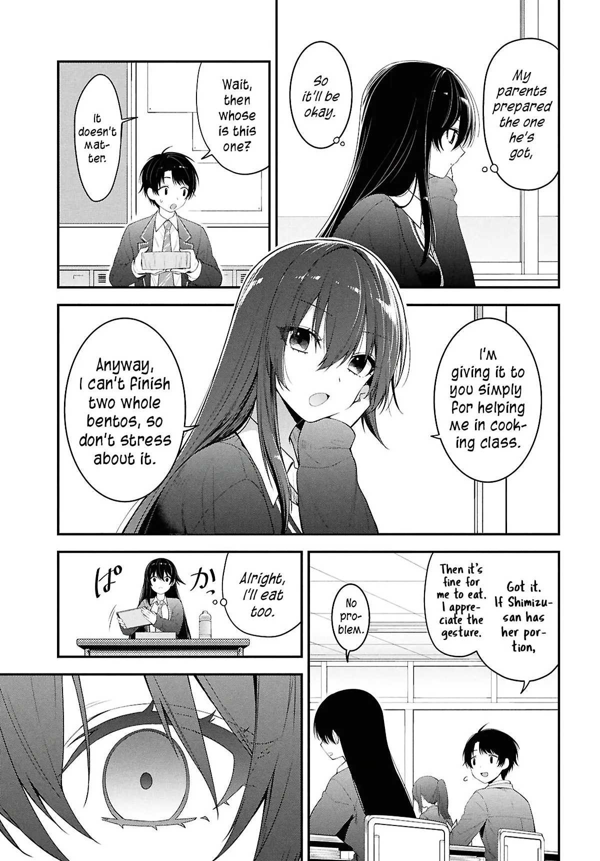 Tonari no Seki no Yankee Shimizu-san ga Kami o Kuroku Sometekita - Chapter 3 - Page 19