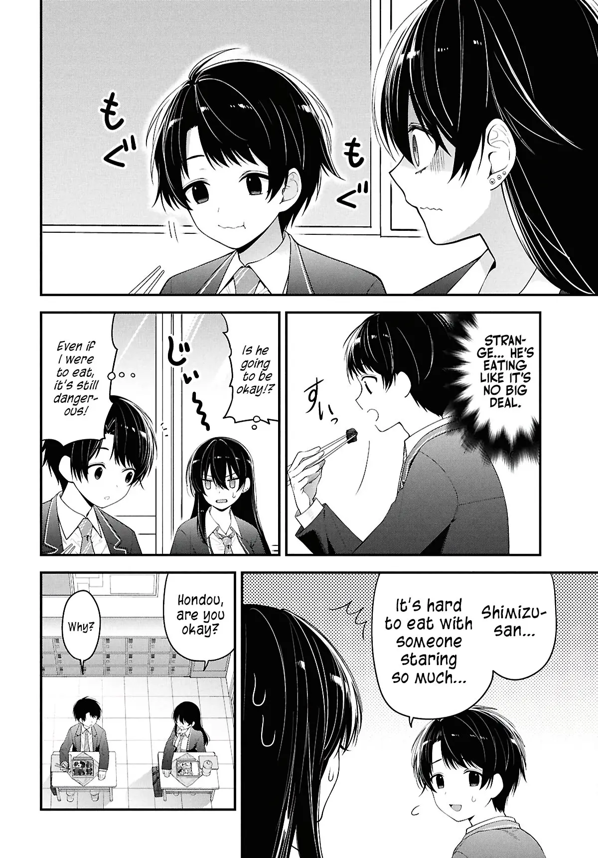 Tonari no Seki no Yankee Shimizu-san ga Kami o Kuroku Sometekita - Chapter 3 - Page 22
