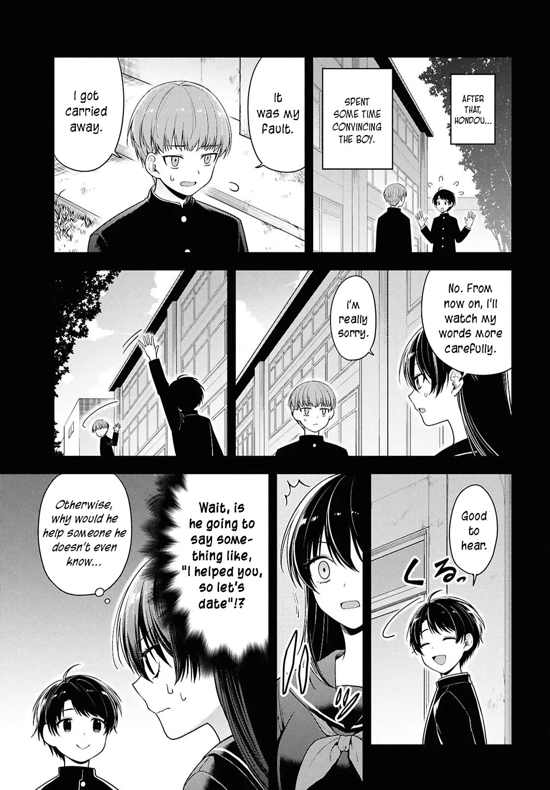 Tonari no Seki no Yankee Shimizu-san ga Kami o Kuroku Sometekita - Chapter 4 - Page 16