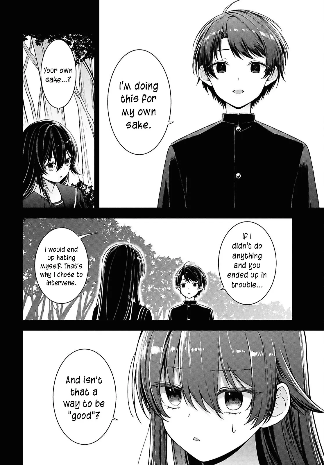 Tonari no Seki no Yankee Shimizu-san ga Kami o Kuroku Sometekita - Chapter 4 - Page 21