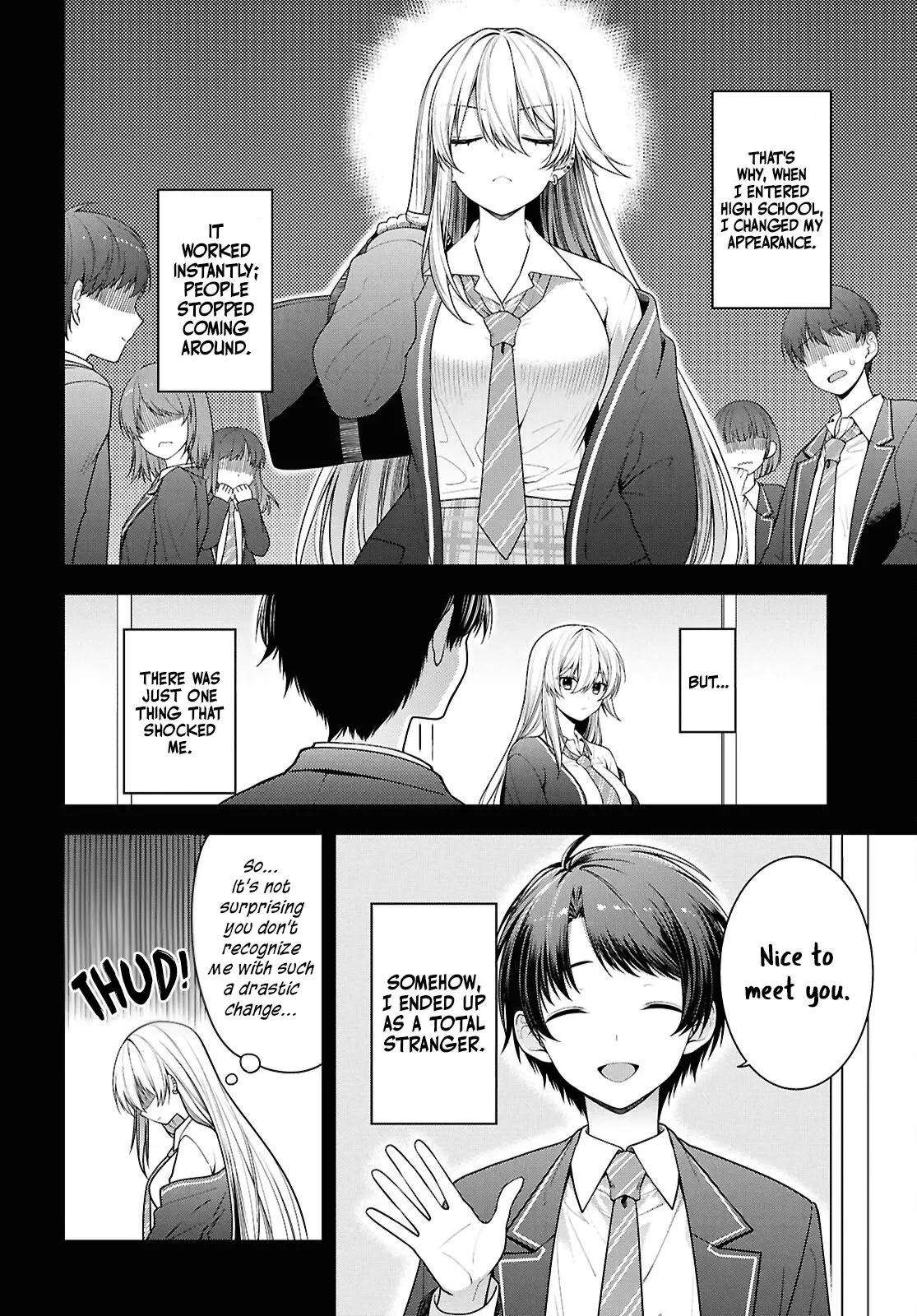 Tonari no Seki no Yankee Shimizu-san ga Kami o Kuroku Sometekita - Chapter 5 - Page 2
