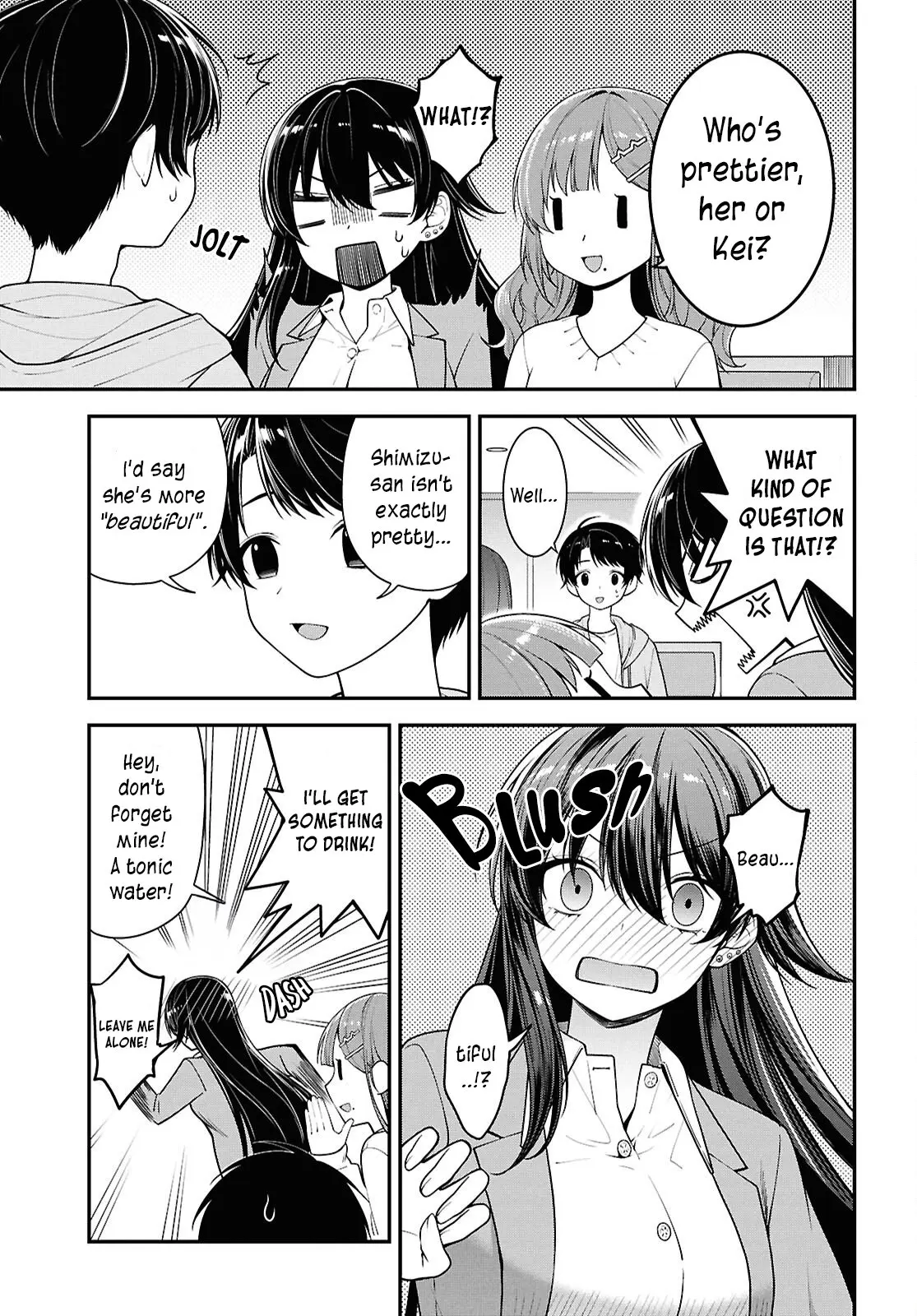 Tonari no Seki no Yankee Shimizu-san ga Kami o Kuroku Sometekita - Chapter 5 - Page 15