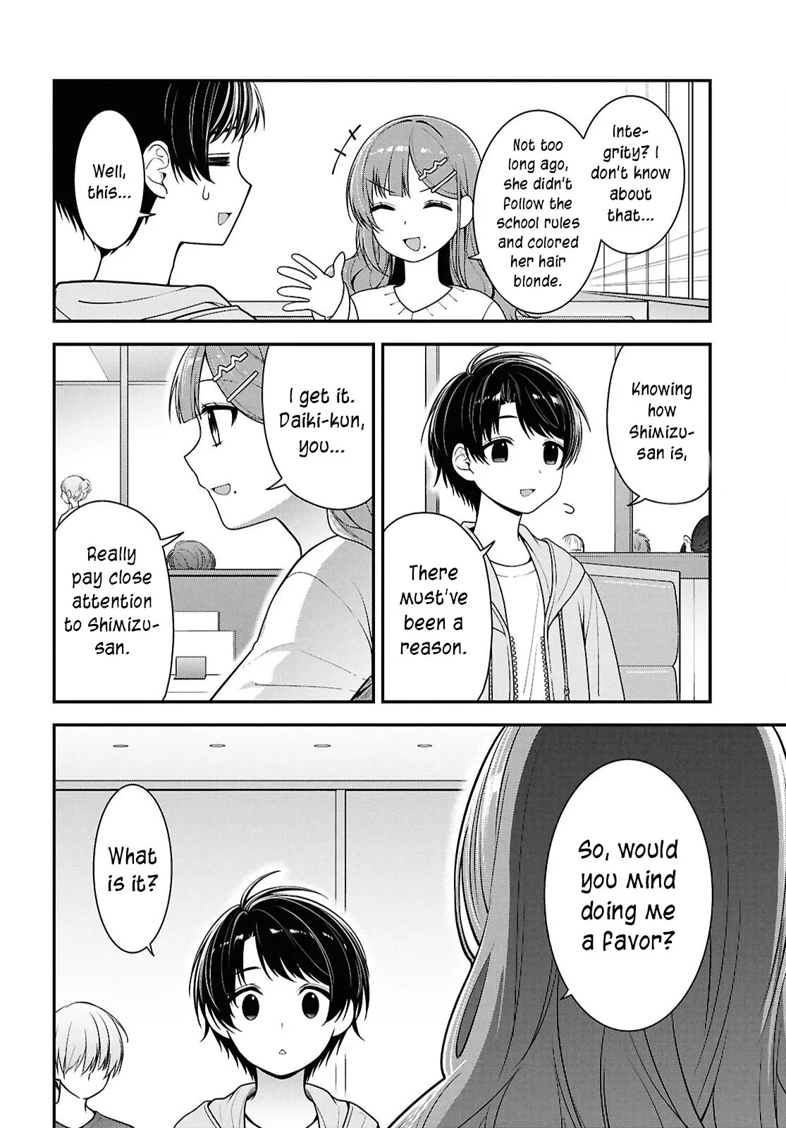 Tonari no Seki no Yankee Shimizu-san ga Kami o Kuroku Sometekita - Chapter 5 - Page 24