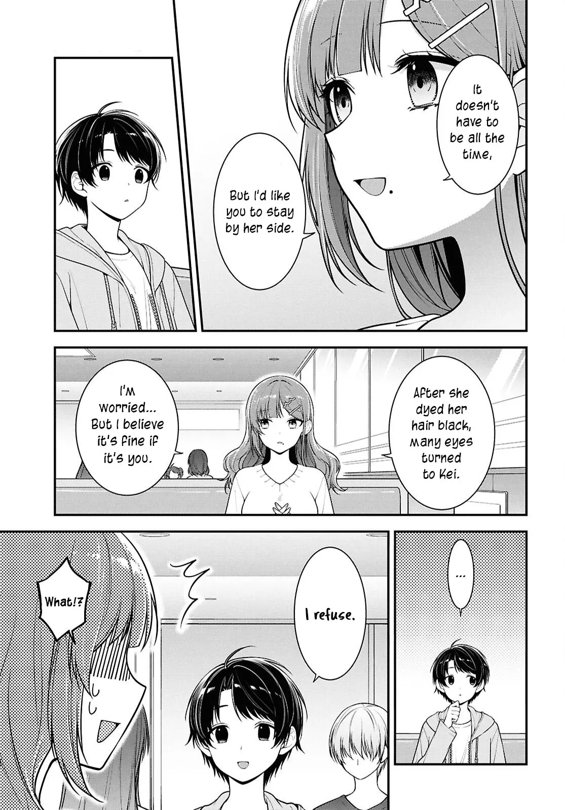 Tonari no Seki no Yankee Shimizu-san ga Kami o Kuroku Sometekita - Chapter 5 - Page 25