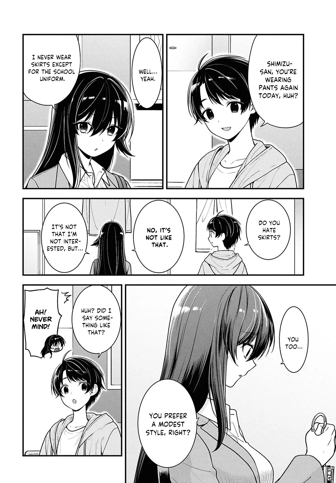 Tonari no Seki no Yankee Shimizu-san ga Kami o Kuroku Sometekita - Chapter 6 - Page 4