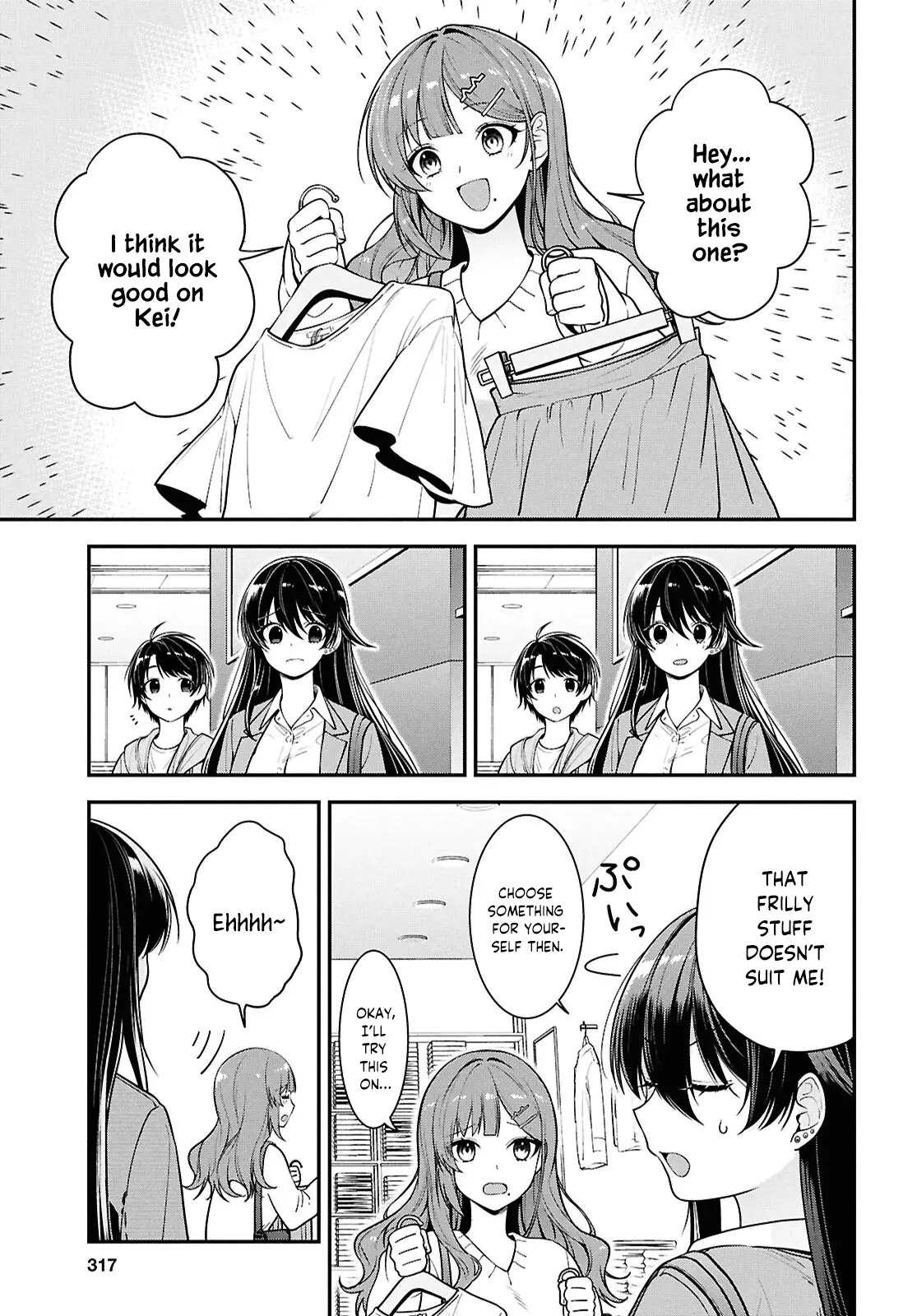 Tonari no Seki no Yankee Shimizu-san ga Kami o Kuroku Sometekita - Chapter 6 - Page 5