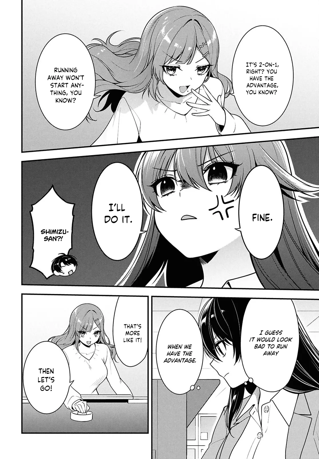 Tonari no Seki no Yankee Shimizu-san ga Kami o Kuroku Sometekita - Chapter 7 - Page 12
