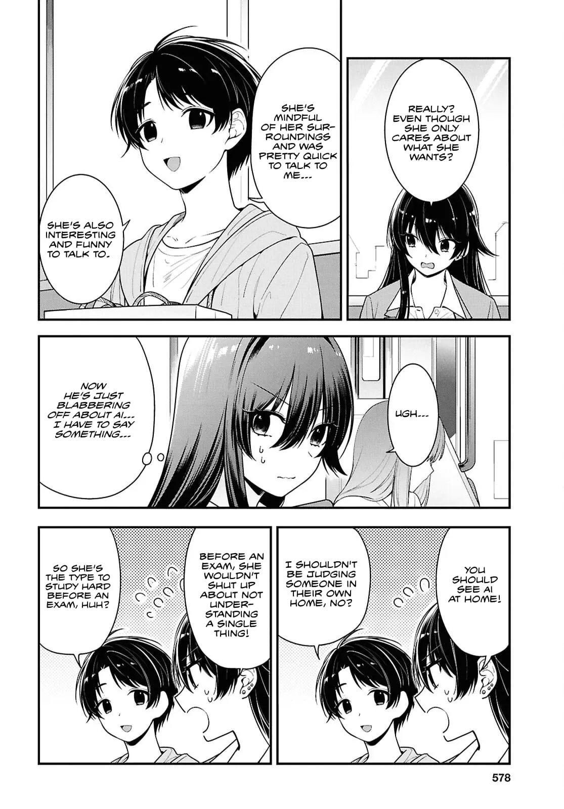 Tonari no Seki no Yankee Shimizu-san ga Kami o Kuroku Sometekita - Chapter 8.1 - Page 4