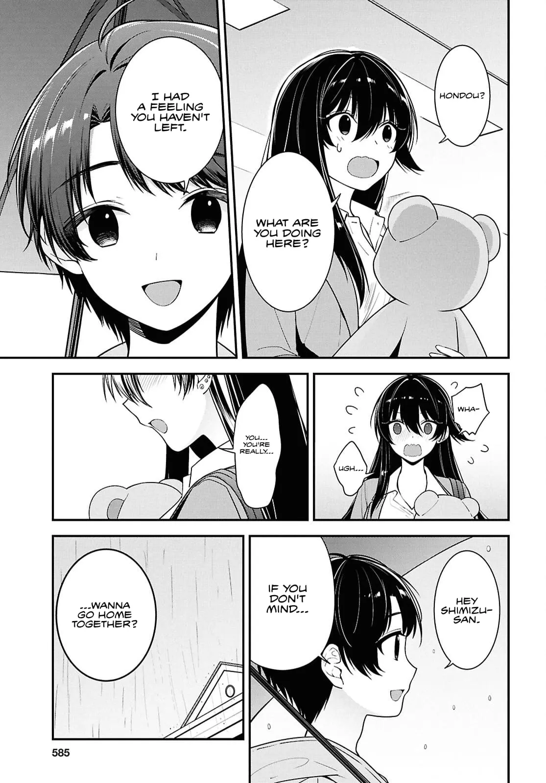 Tonari no Seki no Yankee Shimizu-san ga Kami o Kuroku Sometekita - Chapter 8.1 - Page 11