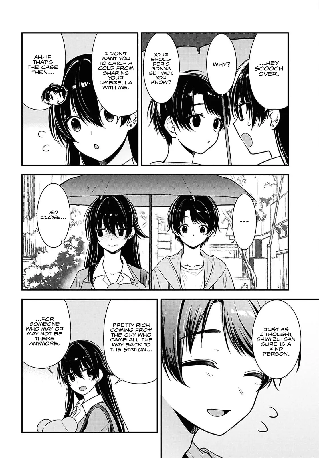Tonari no Seki no Yankee Shimizu-san ga Kami o Kuroku Sometekita - Chapter 8.1 - Page 14