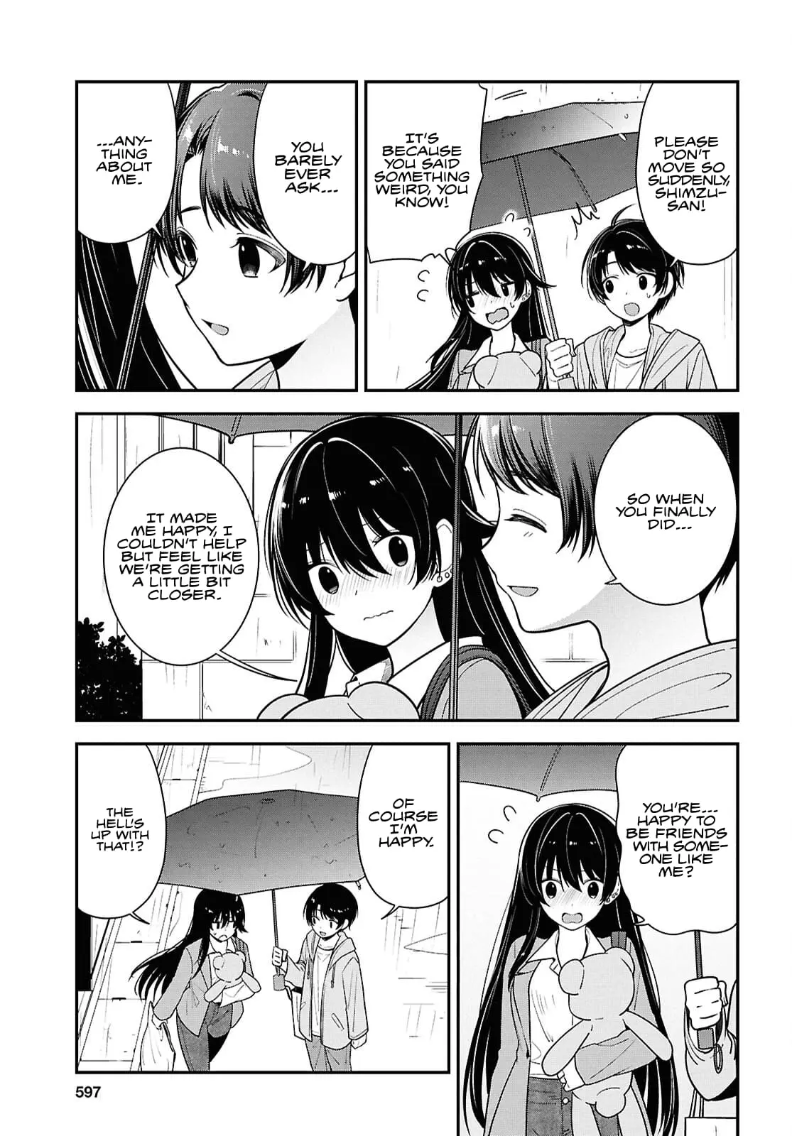 Tonari no Seki no Yankee Shimizu-san ga Kami o Kuroku Sometekita - Chapter 8.2 - Page 5