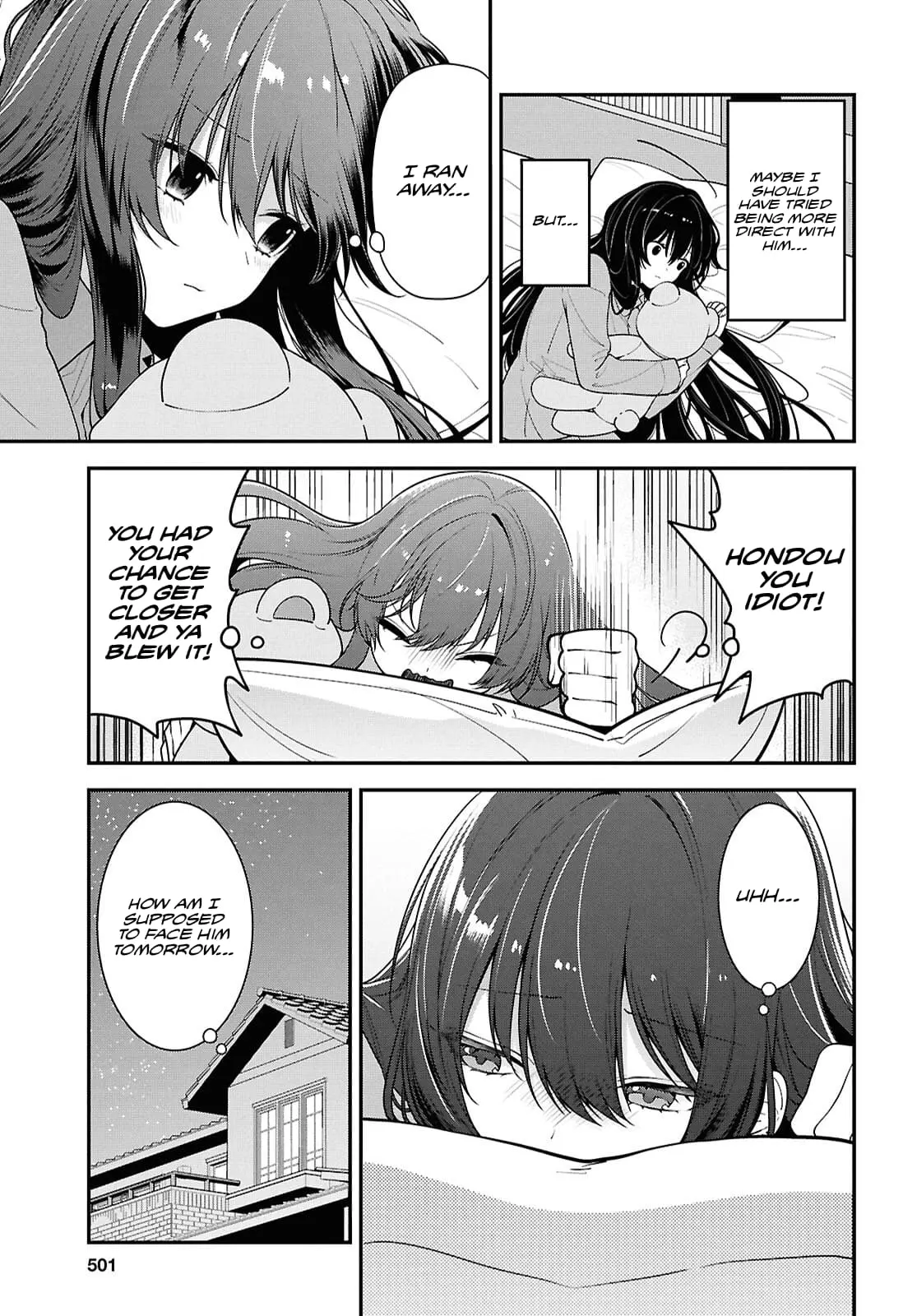 Tonari no Seki no Yankee Shimizu-san ga Kami o Kuroku Sometekita - Chapter 9 - Page 3