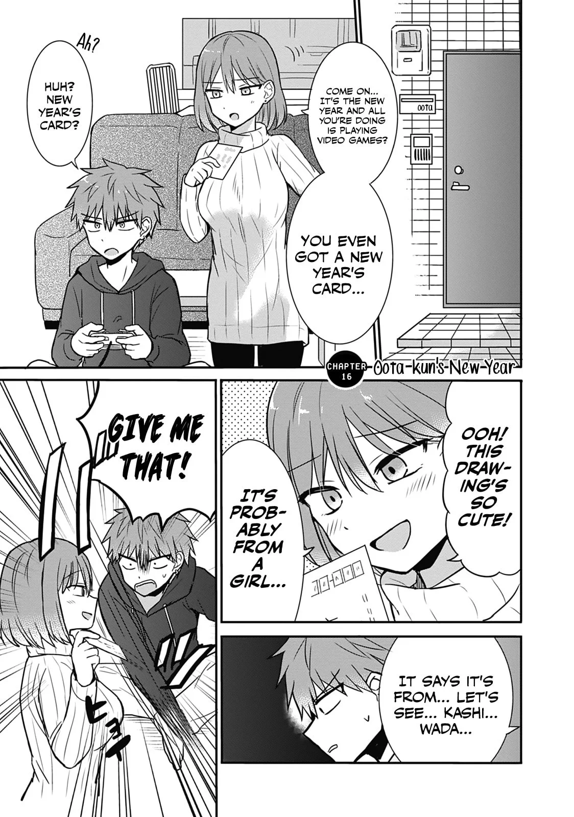 Inexpressive Kashiwada and Expressive Oota - Chapter 16 - Page 1