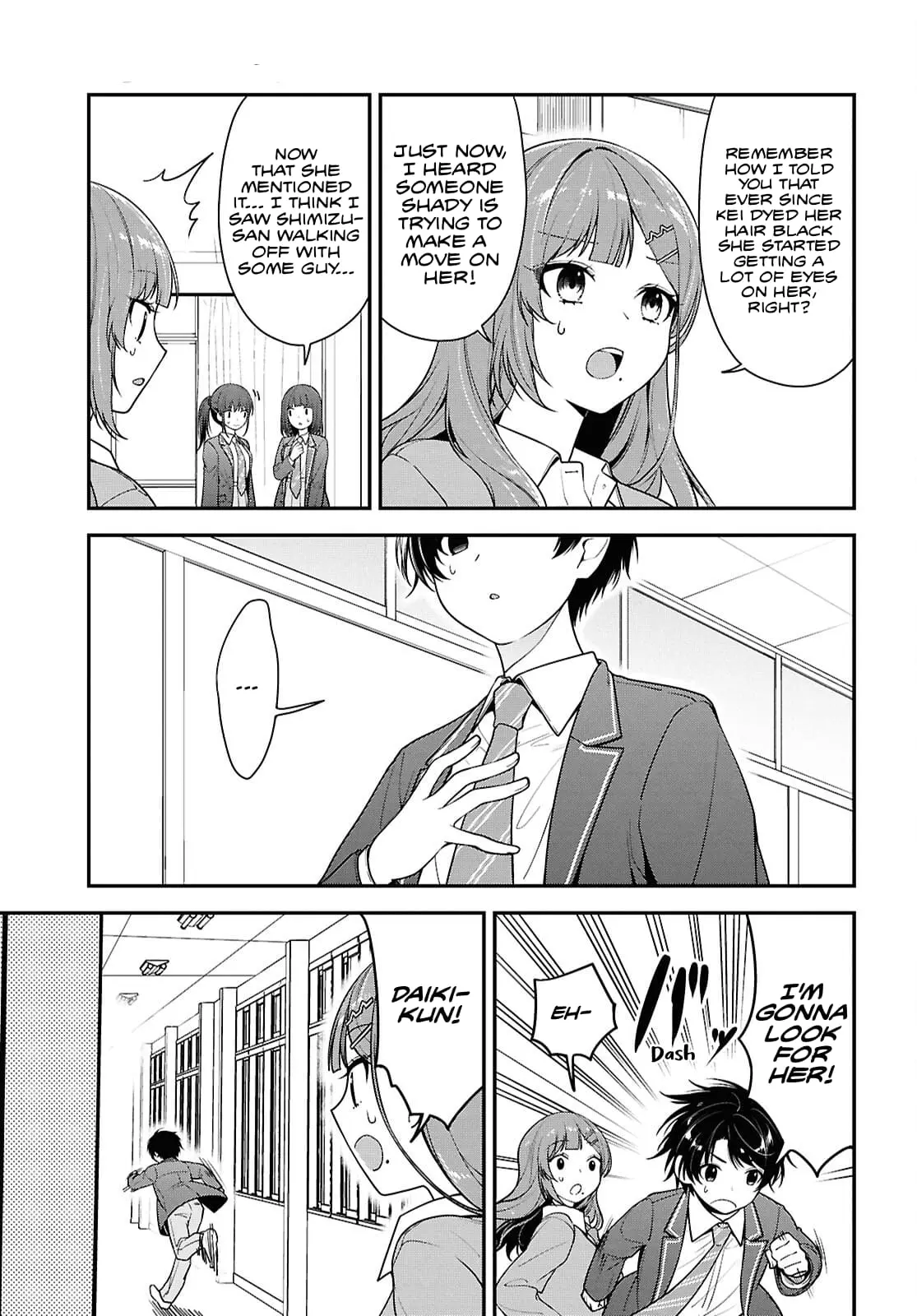 Tonari no Seki no Yankee Shimizu-san ga Kami o Kuroku Sometekita - Chapter 9 - Page 9