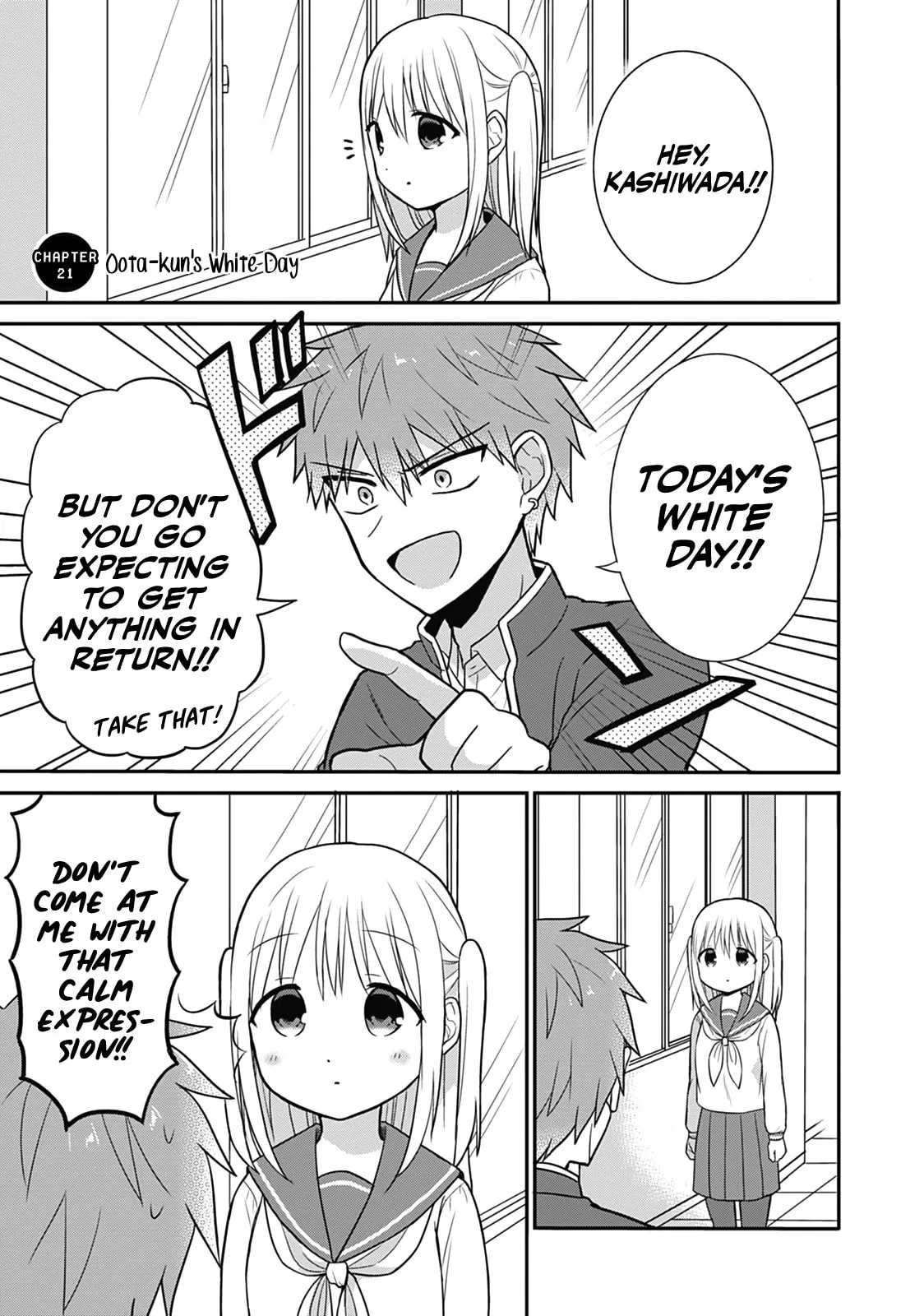 Inexpressive Kashiwada and Expressive Oota - Chapter 21 - Page 1