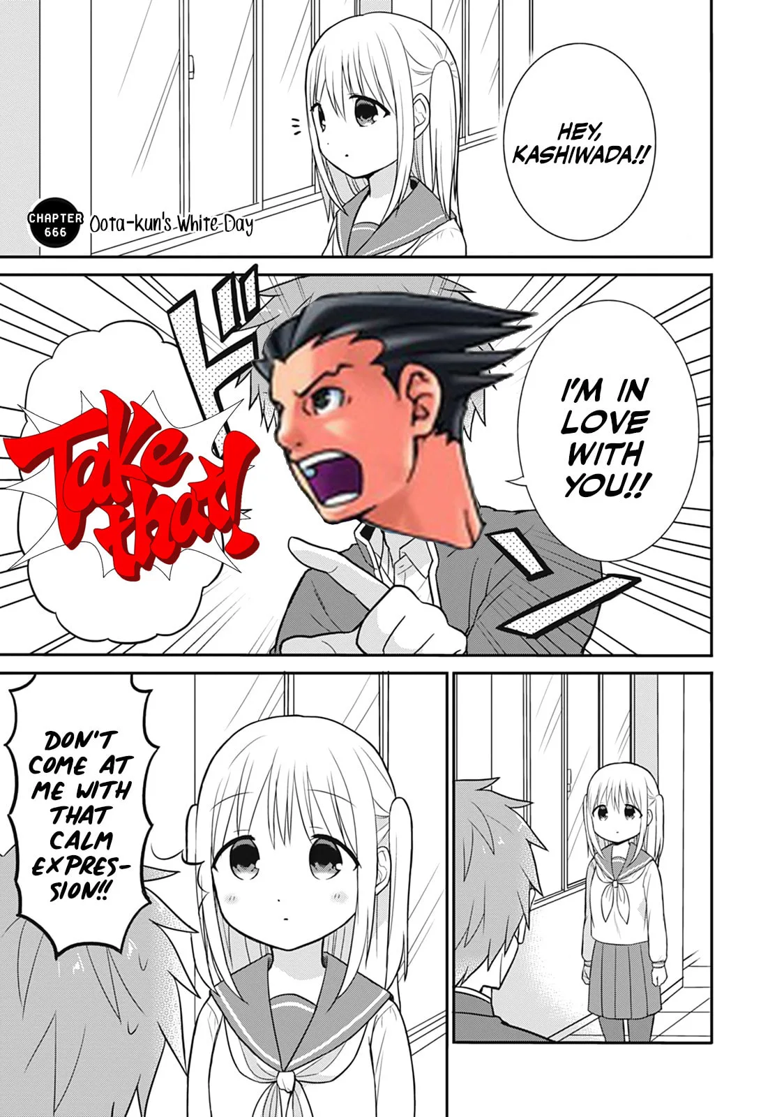 Inexpressive Kashiwada and Expressive Oota - Chapter 21 - Page 12