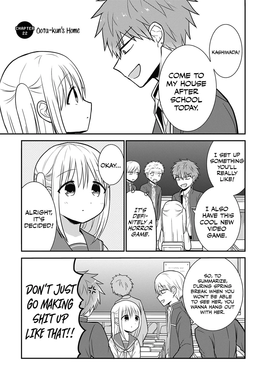 Inexpressive Kashiwada and Expressive Oota - Chapter 22 - Page 1