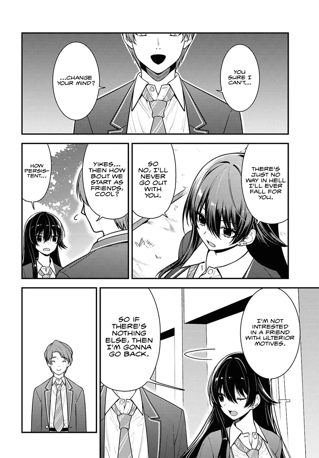 Tonari no Seki no Yankee Shimizu-san ga Kami o Kuroku Sometekita - Chapter 9 - Page 14