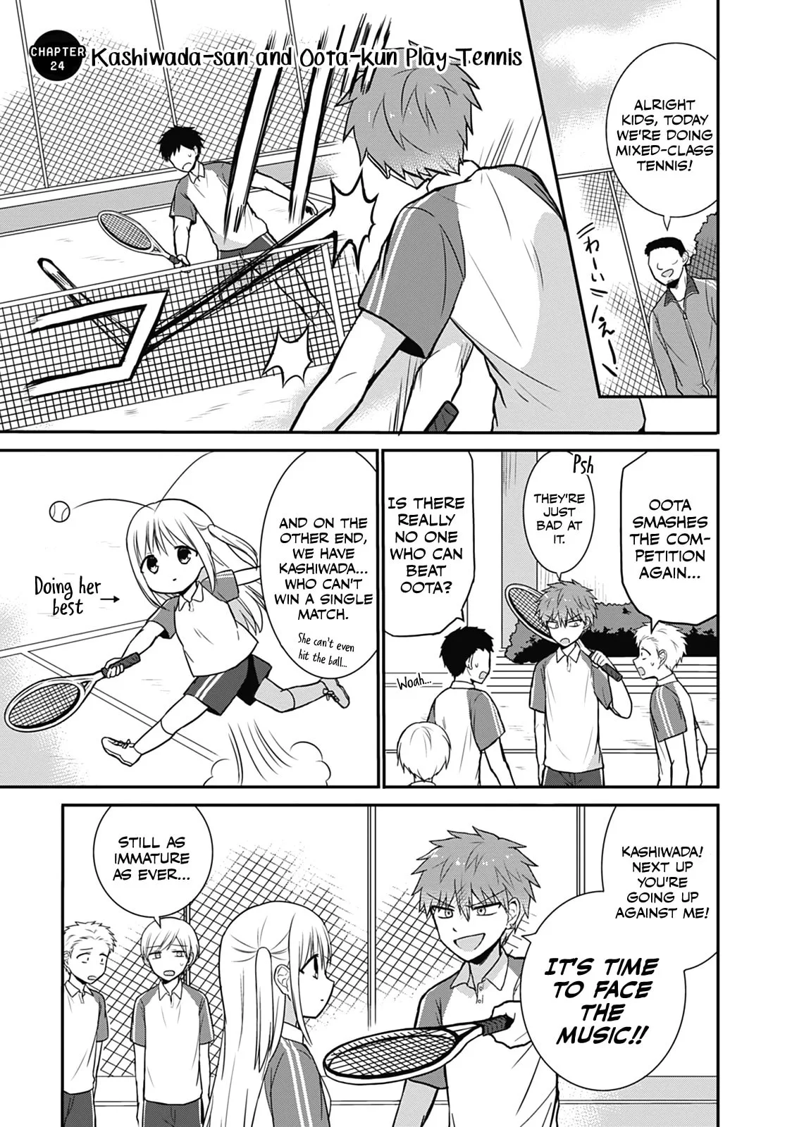 Inexpressive Kashiwada and Expressive Oota - Chapter 24 - Page 1