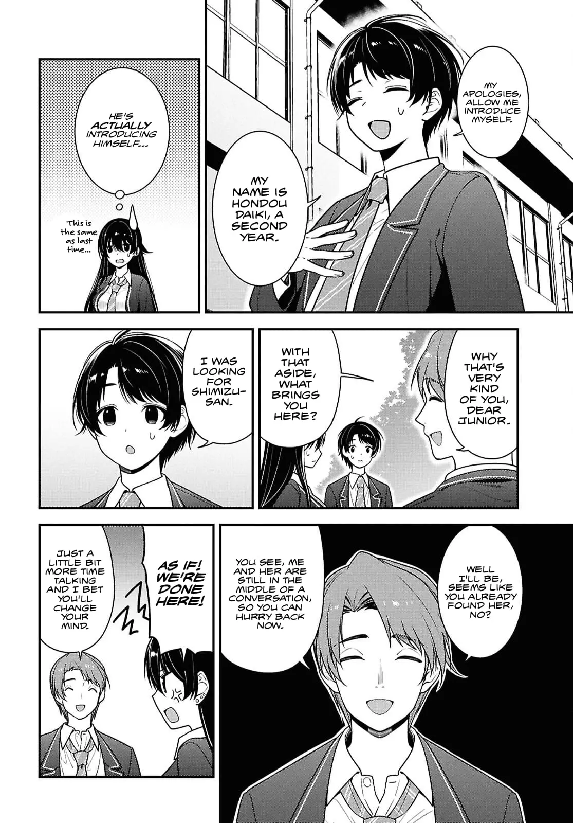 Tonari no Seki no Yankee Shimizu-san ga Kami o Kuroku Sometekita - Chapter 9 - Page 20